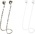 Magnetic Anti-Lost Straps for AirPods,Colorful Soft Silicone Sports Lanyard, Neck Rope Cord