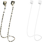 Magnetic Anti-Lost Straps for AirPods,Colorful Soft Silicone Sports Lanyard, Neck Rope Cord