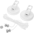 Garneck 5m Portable Clothesline Set with Suction Cups: Retractable PVC Clothes Line Easy-to-Hang for Travel Outdoor Laundry Rope for Camping Indoor Hotels Rvs