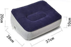 BESPORTBLE 2PCS Inflatable Feet Rest Pillow Cushion Leg Rest Support Pillow for Travel Office Car Camping Airplane Foot Massage Stool Relax Cushion