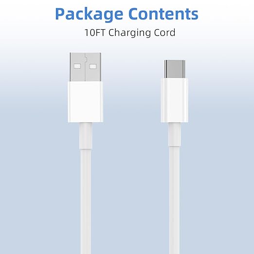 2Pack 10FT USB to USB C Fast Charging Cable for iPhone 17 16 15 Charger Cord, for Apple for iPhone 17 16 15/Pro/Pro Max/Plus Long Type C Car Carplay Cord for iPad Pro 12.9/11, Air 5th/4th Gen