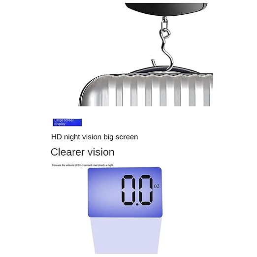 Luggage Weight Scale, 50KG Travel Luggage Scale Portable Handheld Electronic Scale with Hook Weighing, Express Handheld Scale,for Travel