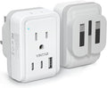 1 Pack UK Adapters for Travel, VINTAR Foldable Ireland Plug Adapter, Type G Pulg Adapter with 2 Outlets and 3 USB Ports(2 USB C), 5 in 1 UK Power Adapter for US to England London Scotland Hong Kong
