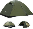 Backpacking Tent for Camping 2/3/4 Person Hiking Ultralight Tent for Waterproof Windproof Outdoor Tents Easy Setup Two Doors Double Layer Lightweight Instant Tents