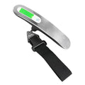 Portable Electronic Handheld Scale with Stainless Steel Surface, High-Precision Luggage Scale, 50kg Scale for Fishing, Travel and Home Use(Black)