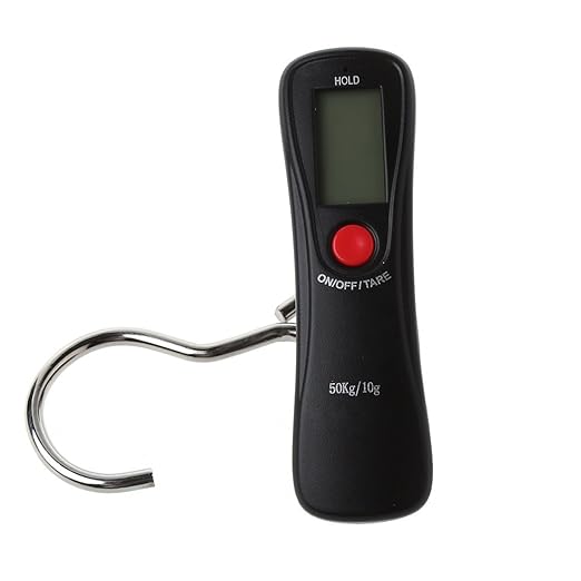 50kg/10g Portable Luggage Scale Digital Precise Hook Hanging Scale Electronic Weight Scale For Travel Househol
