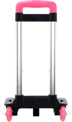 Backpack Trolley 2 Wheels Rolling Luggage Carts Foldable Trolley Cart Aluminium Alloy Hand Cart for School Bags Pet Bag
