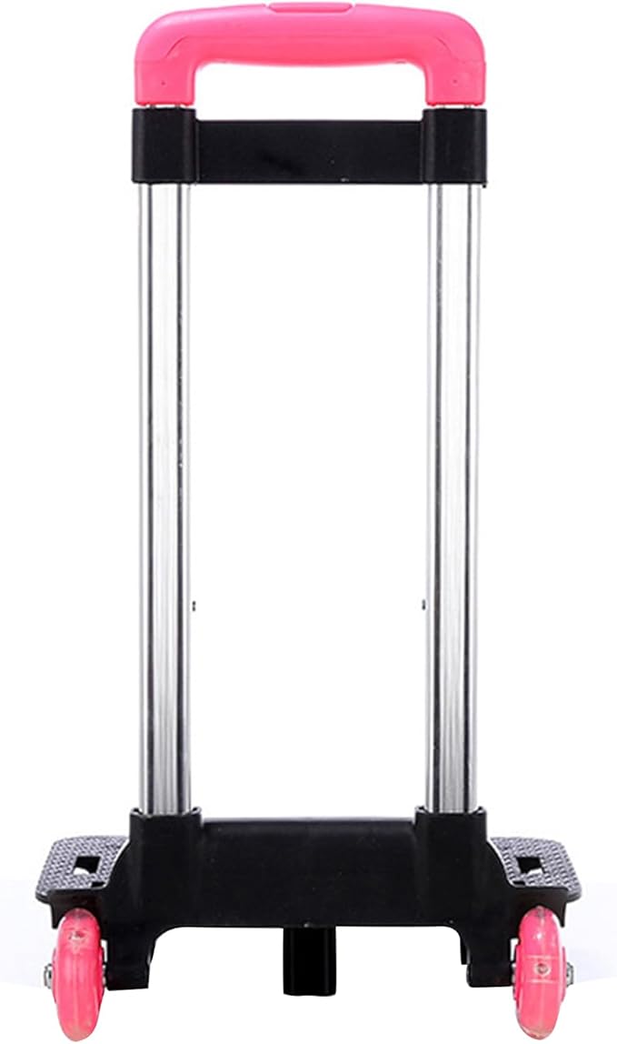 Backpack Trolley 2 Wheels Rolling Luggage Carts Foldable Trolley Cart Aluminium Alloy Hand Cart for School Bags Pet Bag