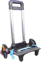 6 Backpack Trolley Foldable Cart with Telescopic Handle Luggage Travel Hand for School Bags Foldable with