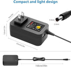 SHNITPWR 30W Universal Power Supply 3V 4.5V 5V 6V 7.5V 9V 12V Adjustable Variable AC/DC Adapter with 5V 2.1A USB Port, 100V-240V AC to DC 3V~12V Converter 0.5A 1A 1.2A 1.5A 2A 2.5A Max with 14 Tips