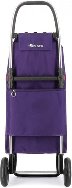 Rolser I-Max MF 2 Wheel Foldable Shopping Trolley - Purple