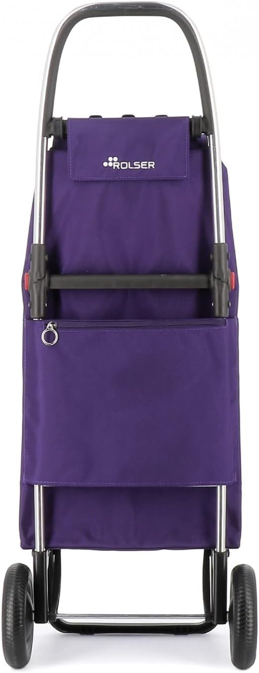 Rolser I-Max MF 2 Wheel Foldable Shopping Trolley - Purple