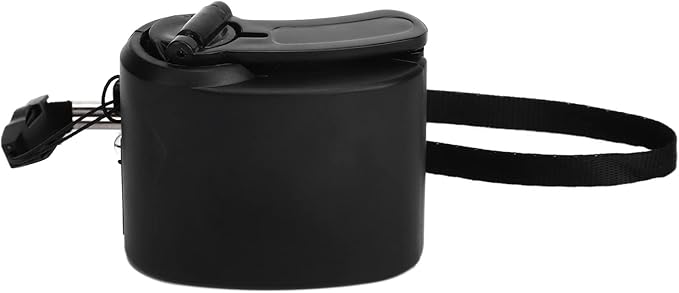 Hand Crank USB Phone Charger for Outdoor Activities - Portable Emergency Manual Charger (Black)
