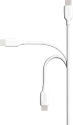 Amazon Basics USB-C to USB-A 2.0 Fast Charging Cable for Android Phones, 480Mbps Speed, USB-IF Certified, for Apple iPhone 16/15, iPad, Samsung Galaxy, Tablets, Laptops, 6 Foot, White (Pack of 2)