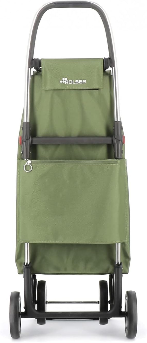 Rolser I-Max MF 4 Wheel Foldable Shopping Trolley - Kaki