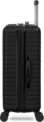 Everest Expandable Hardsided Spinner (Black, 3 Piece Set (28", 24", 20"))