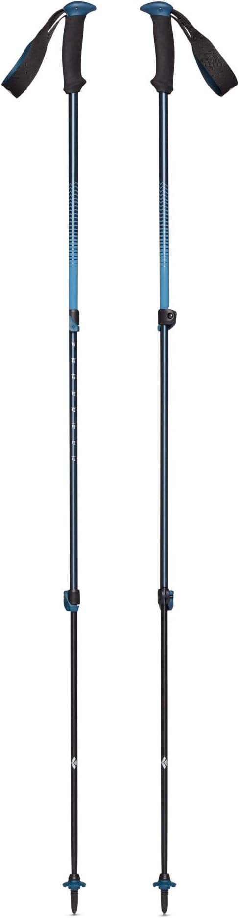 BLACK DIAMOND Trail Back Trekking Poles (Pair) | Durable Aluminum | FlickLock Adjustability | Comfortable Grips for Hiking & Backpacking
