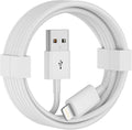 Cveael Car Carplay Cable, 6FT Car Charger Cord, USB A to Lightning Cable Compatible for iPhone 14 13 12 11 Pro Max XR XS X 8 7 6 Plus SE iPad Charging Cord (White)