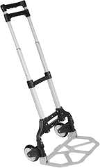 Foldable Portable Hand Truck Lightweight Collapsible Trolley Cart for Luggage Shopping & Travel Ideal for Home Use & Easy Transport