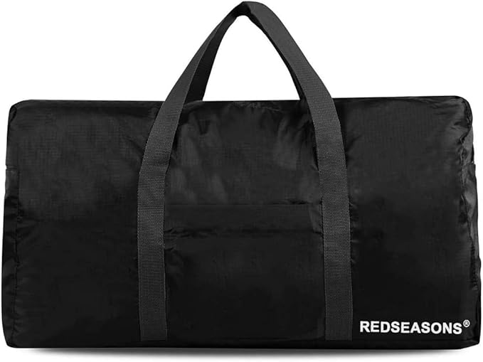 REDSEASONS Extra Large Duffle Bag Lightweight, 96L Travel Duffle Bag Foldable for Men Women, Black