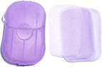 6Pcs Colorful Soap Sheets for Traveling,Portable Soap Paper, Effectively Cleans Stains, Suitable for BBQ, Camping, Hiking, Traveling，Personal Care， Camping Soap and Shampoo