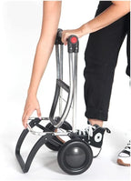 ROLSER I-Max Tweed 2 Wheel Foldable Shopping Trolley - Gray