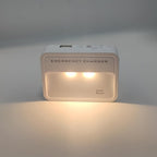 Battery Operated Phone Charger Emergency Hold on Wall USB Battery Powered Power Bank Portable 2 AA Batteries Powered Outlet (White)