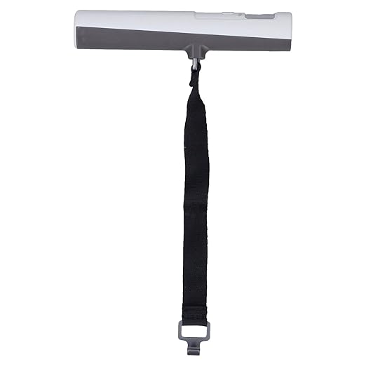Digital Luggage Scale, 110 Lbs High Accuracy Hand Shaking Self Powered Hanging Baggage Scale with LCD Display, Portable Suitcase Weighing Scale for Home, Office, Travel, Picnics