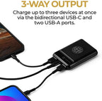 Halo 5000MAH Power Bank with Dual USB Ports
