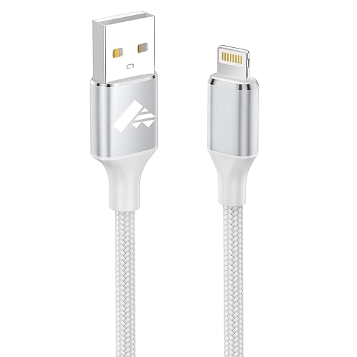 iPhone Charger [Apple MFi Certified] 6FT iPhone Charger Cord Fast Charging USB to Lightning Cable Braided USB Phone Cable Cord Compatible with iPhone 14 13 12 11 Pro Max XR XS X 8 7 6 Plus SE, iPad