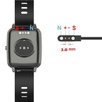Smartwatch Charger, Magnetic Charging Cable for IDW13/15/16/17/19/21/23/25/26/28, ID208, GTX20, Replacement USB Magnetic Charger Compatible with VeryFit/VeryFitPro App Models Smart watch,, Black