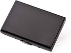 EASTNIGHTS RFID Credit Card Holder for Women and Men, Stainless Steel Credit Card Wallet for Holding Debit Card and ID Card (add 5PCS Card Slots)