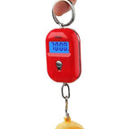 Luggage Weight Scale, 5pcs 25kg Digital Hanging Scale Portable Hook Scale Electronic LCD Travel Suitcase Luggage Bag Weight mini Scales,for Travel(Red)