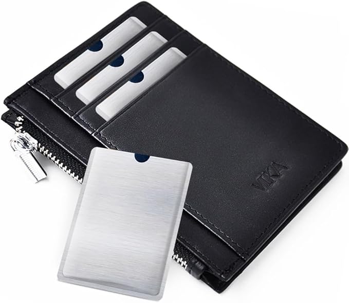 RFID Blocking Sleeve Anti Theft 4 Credit Card & 2 Passport Holder Wallet Pocket