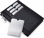RFID Blocking Sleeve Anti Theft 4 Credit Card & 2 Passport Holder Wallet Pocket