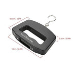 GOWENIC Portable Digital Fish Hook Scale, 50kg/10g Mini Electronic Hanging Weight Scale, Luggage for Travel Fishing