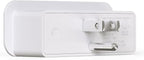 ELEGRP Triple Outlet Extender, 3-Prong Grounded Wall Tab, Multiple Outlet Extender Adapter Plug with 3 Electrical Outlets for Travel Home Hotel Office, ETL Listed, 4 Pack, White