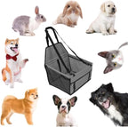 Small Dog Car Seat, Portable Foldable Breathable, Clip-On Safety Leash, Waterproof Oxford Travel Bag, Mesh Window for Pets Up to 15 lbs with 10PCS Pee Pads