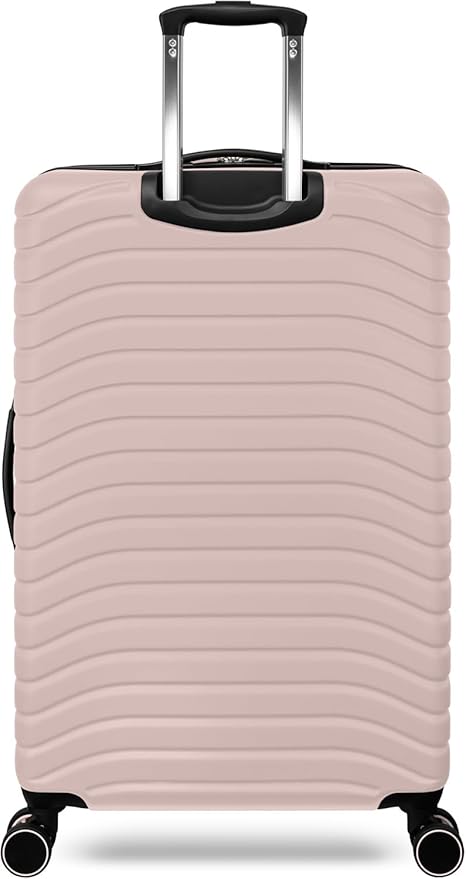 Everest Expandable Hardsided Spinner (Pink, 28-Inch Checked Large)