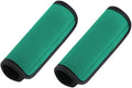 2 Pack Luggage Handle Wraps for Luggage Suitcase Travel Bags (Green)