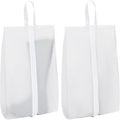 Vorspack Shoe Bags for Travel - 2 Pack Extra Large Transparent Shoe Organizer with Handle Dustproof Shoe Bag Reusable Shoe Storage Bags for Men & Women