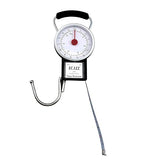 Manual Luggage Baggage Scale with Tape Measure with Dial Analog Display Travel Size Portable Take Along