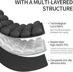 MUGUOY Travel Cushion Airplane Seat, Portable Airplane Seat Cushion for Long Flights,42 Bubbles Pressure Relief Inflatable seat Cushion for Air Travel