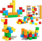 KAEILORU Magnetic Blocks for Kids Ages 3-5 4-8 Magnetic Building Blocks for Toddlers Magnet Cubes Sensory Creative Learning Toys Gift for Kids 3 4 5 6 7+Year Old Boys Girls Birthday