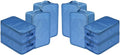 Travel Shoe Bags, Foldable Waterproof Shoe Pouches Organizer-Double Layer (8 Seablue Shoe Bags)