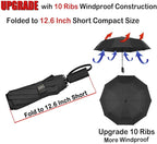 LANBRELLA Umbrella Windproof Compact Travel Umbrella Auto Open Close for Rain