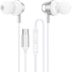 USB C Google Headphones Wired Earbuds for Google Pixel 10a,10 Pro XL/Fold,10Pro,10,9a,9 Pro XL,9,8a,8Pro,8,7a,7Pro,7,6a,6Pro,6,5a,5,4a,4XL,3a,3XL,3,2, in Ear Type C Pixel 10 Wired Ear Buds Earphones