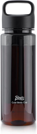 Cold Brew Coffee Maker 15oz, Iced Coffee Maker with Fine Mesh Filter,Cold Brew Travel Cup,Leakproof and Portable Lid (Black)