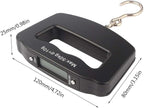 Digital Luggage Scale 110lb /50kg, Portable Mini Electronic Scale with Fishing Hook Tare Function Backlit LCD Display for Home Farm Factory Hunting Outdoor C42