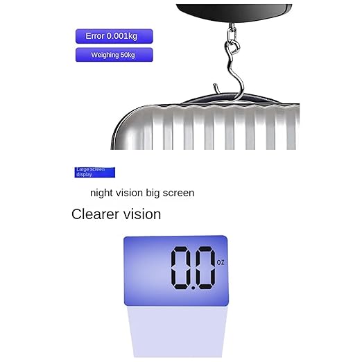 Luggage Weight Scale, 6pcs 50KG Travel Luggage Scale Portable Handheld Electronic Scale with Hook Weighing Handheld Scale,for Travel